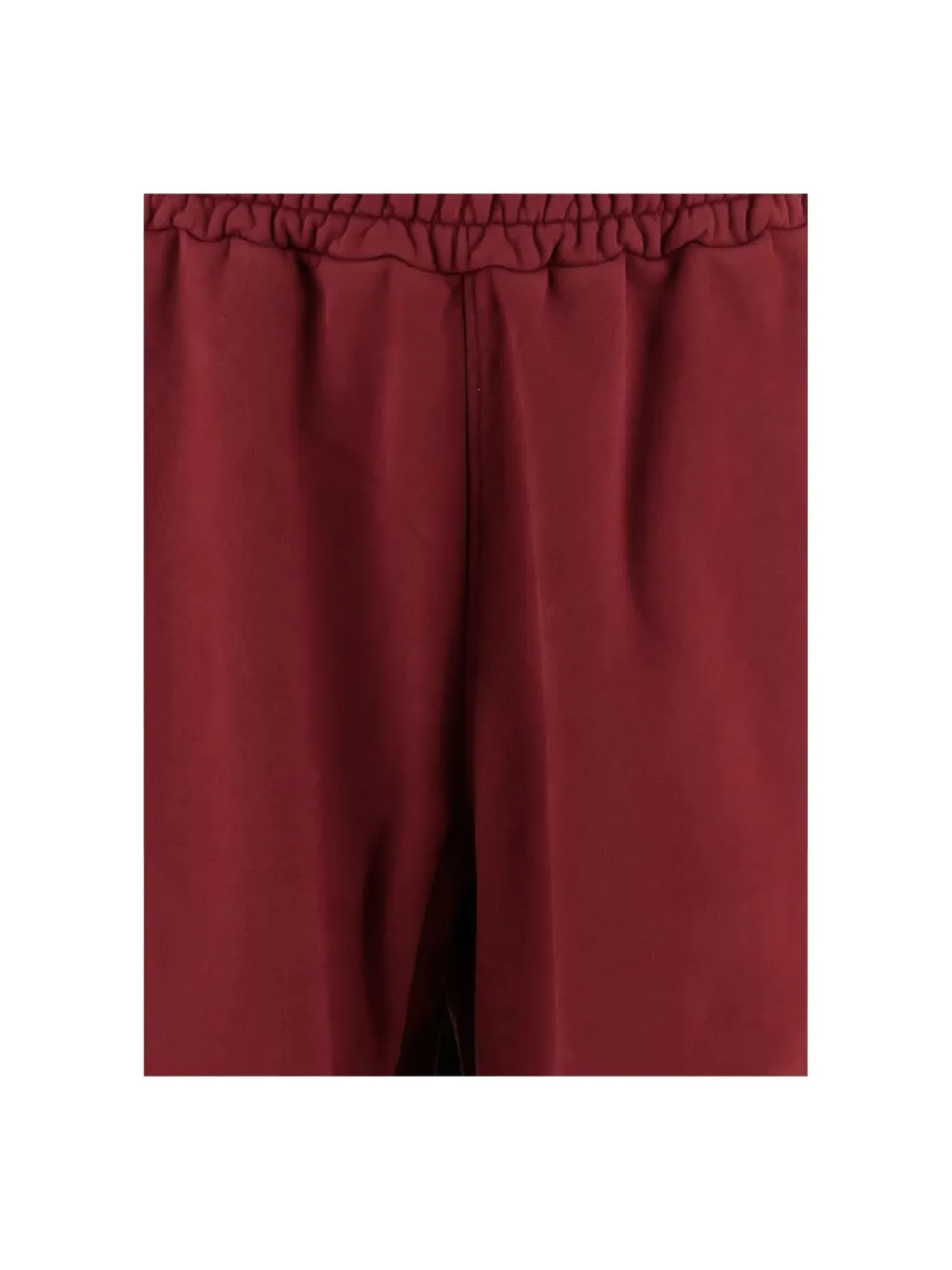 Cultura Elasticated-waistband Track Pants In Burgundy