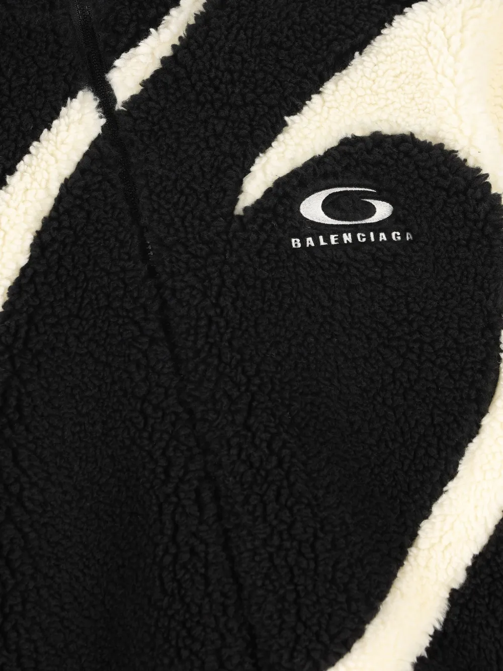Balenciaga Graphic jack met hoge kraag Zwart