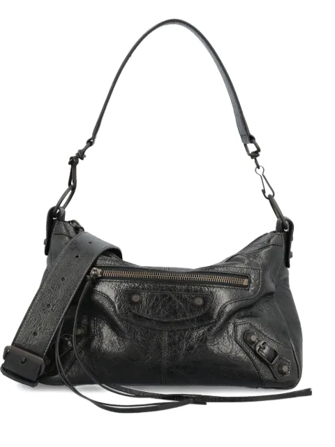 Balenciaga small Le City Moto leather shoulder bag
