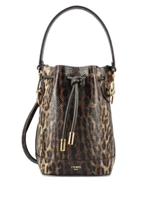 FENDI モン トレゾール バケットバッグ ミニ | ブラック | FARFETCH JP