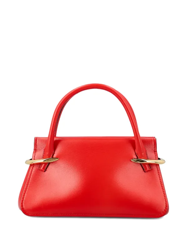 Givenchy ピンチ レザーハンドバッグ M | レッド | FARFETCH JP