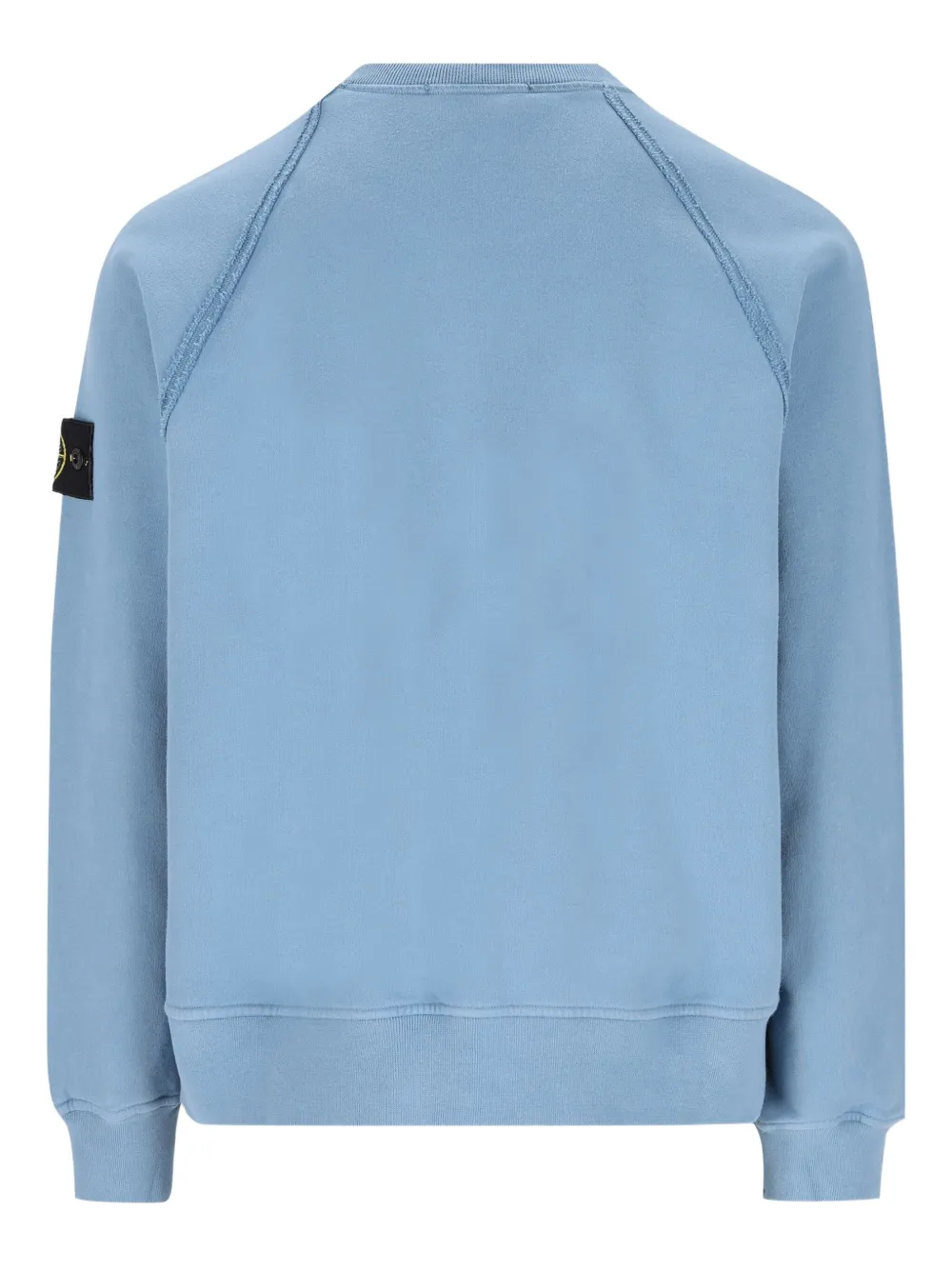 Stone Island Trui met raglan mouwen en patch - Blauw