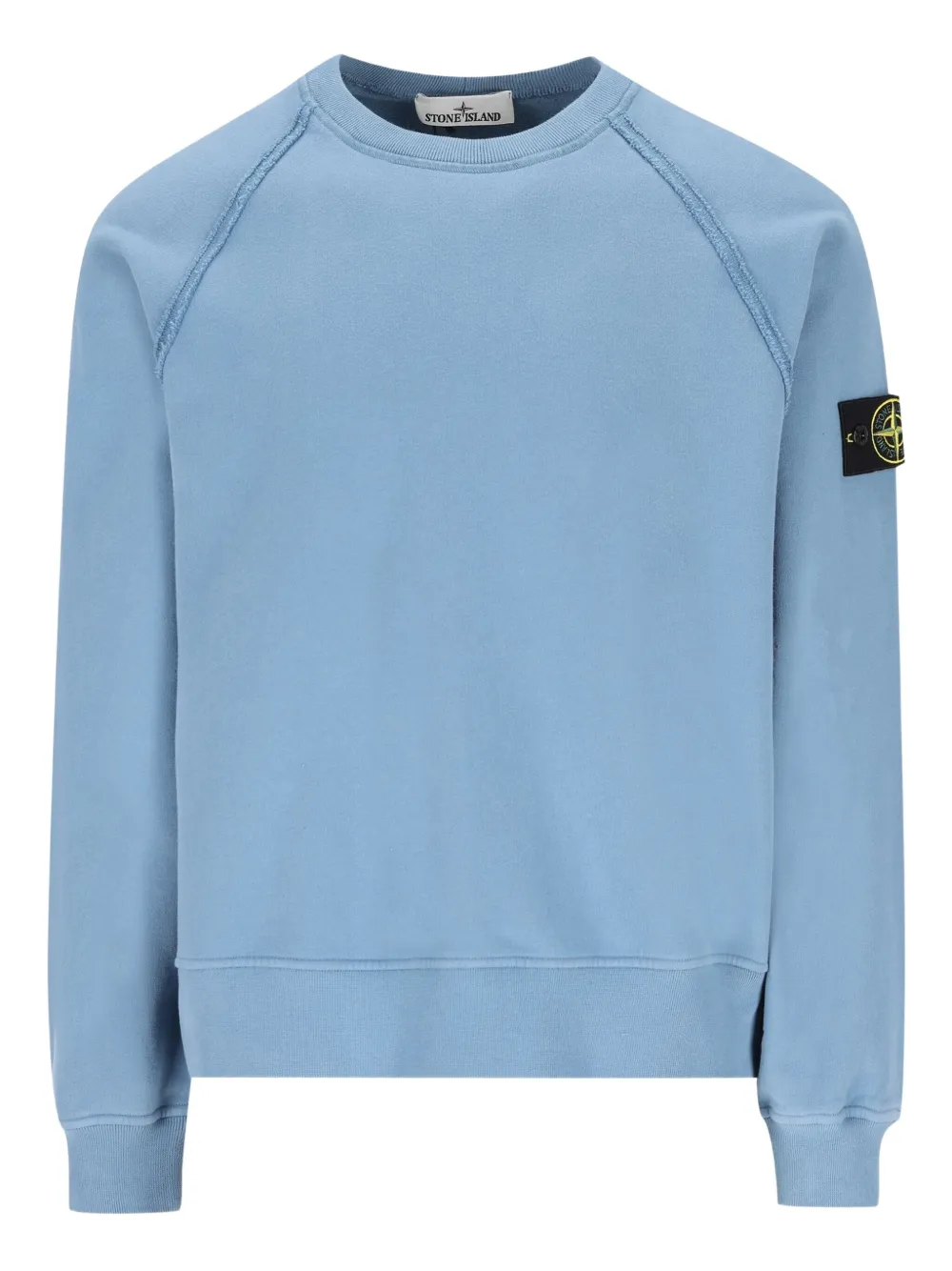 Stone Island raglan sleeve patch sweater | Blue | Image 1
