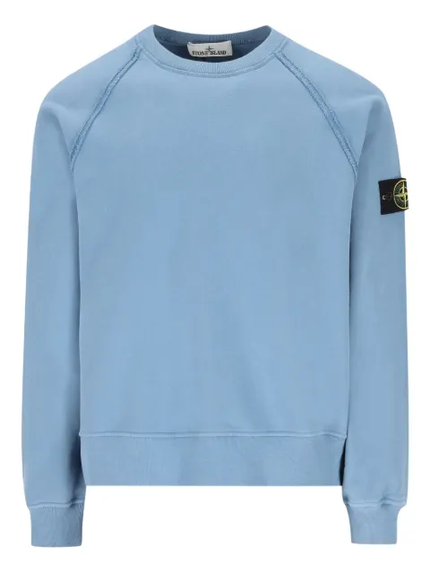 Stone Island raglan sleeve patch sweater