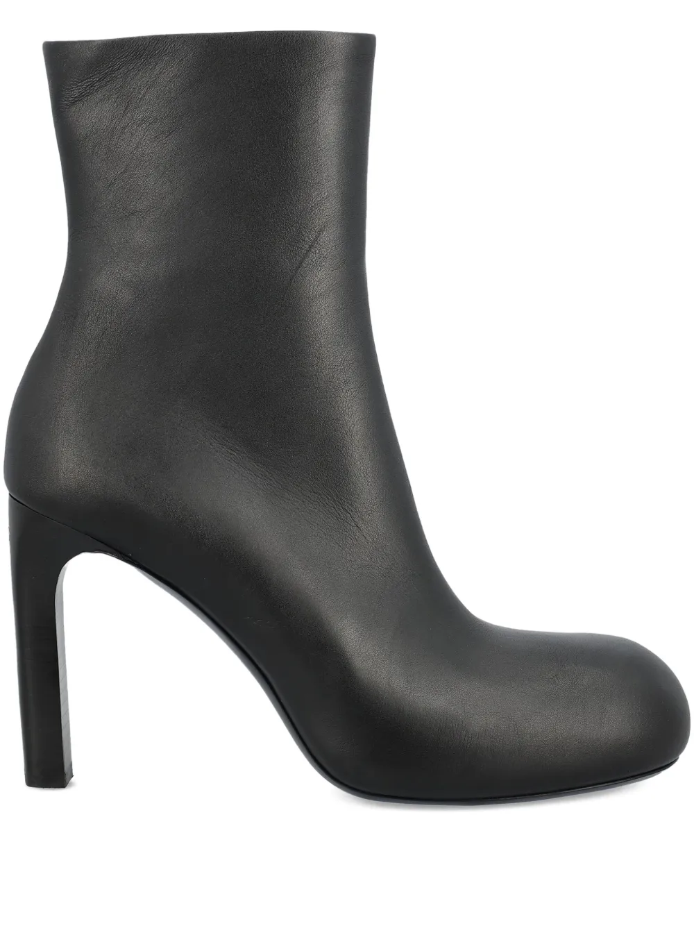 Balenciaga 80mm Fargo leather ankle boots Zwart