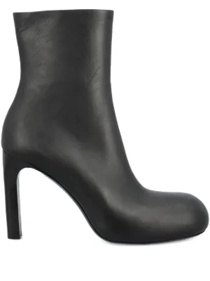 Balenciaga x Scholl Leather square-toe Boots | Black | FARFETCH
