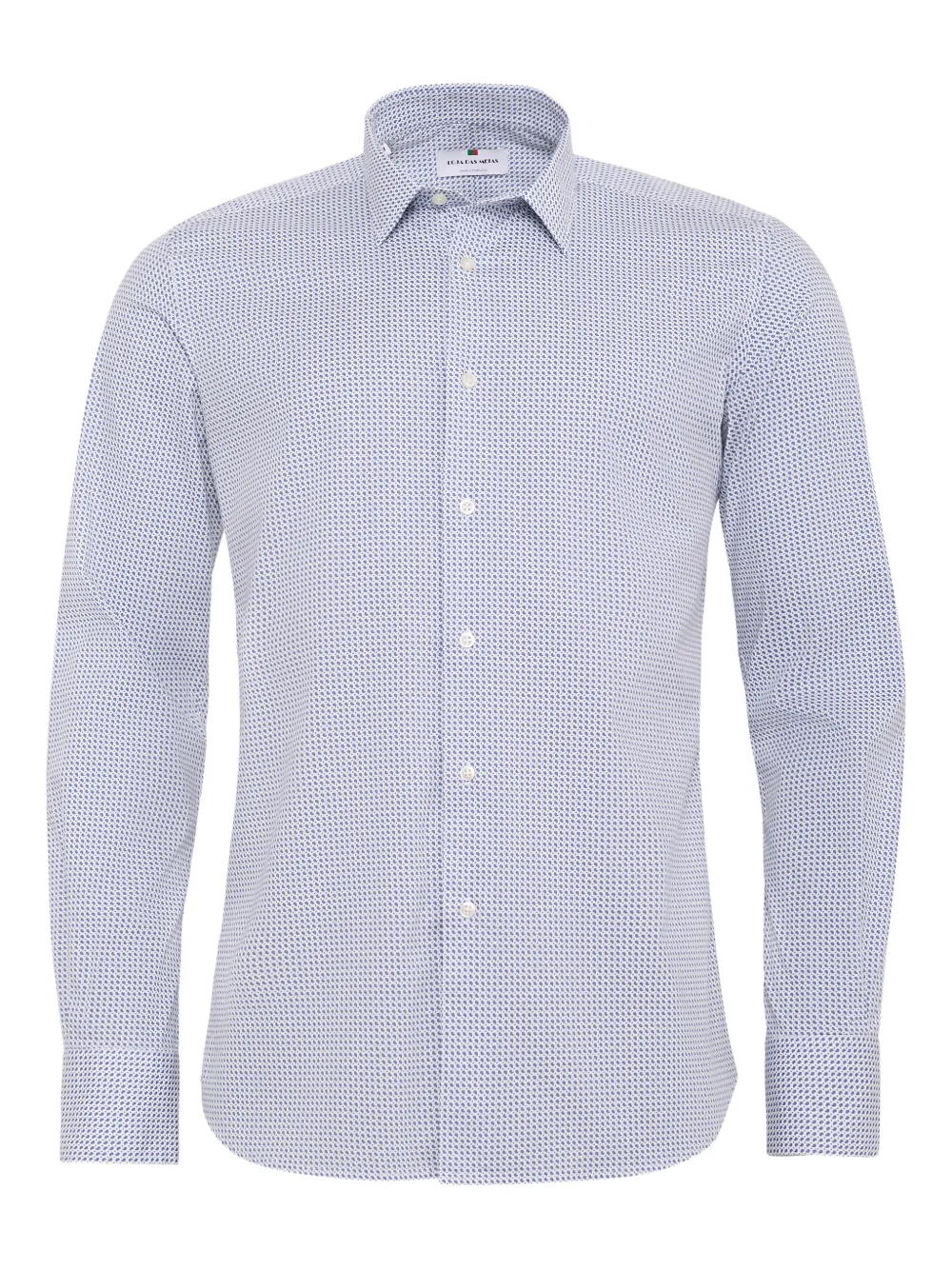 Loja Das Meias Patterned Long-sleeves Shirt In White