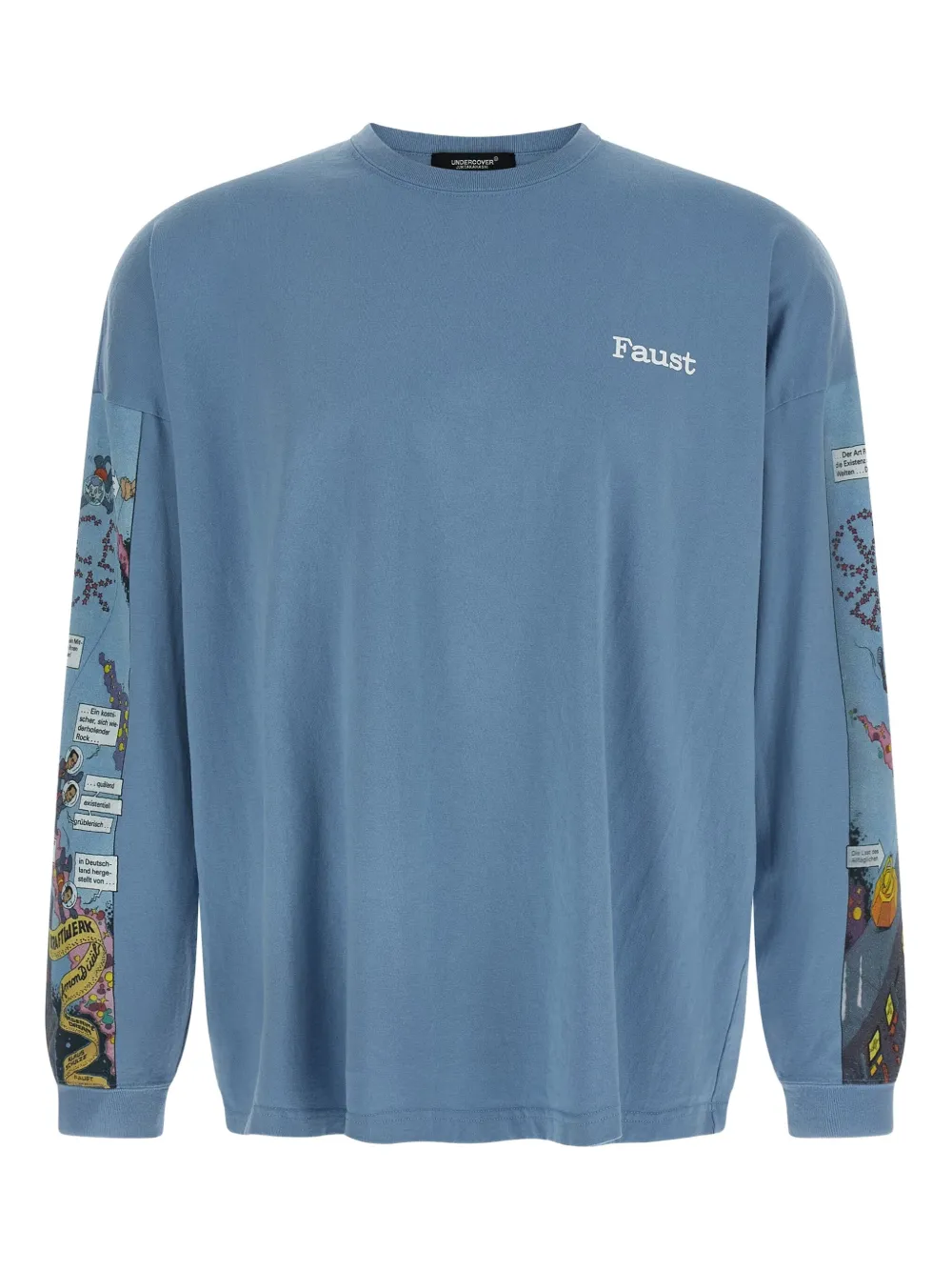 Undercover UC2E4814-2 long-sleeve T-shirt | Blue | Image 1