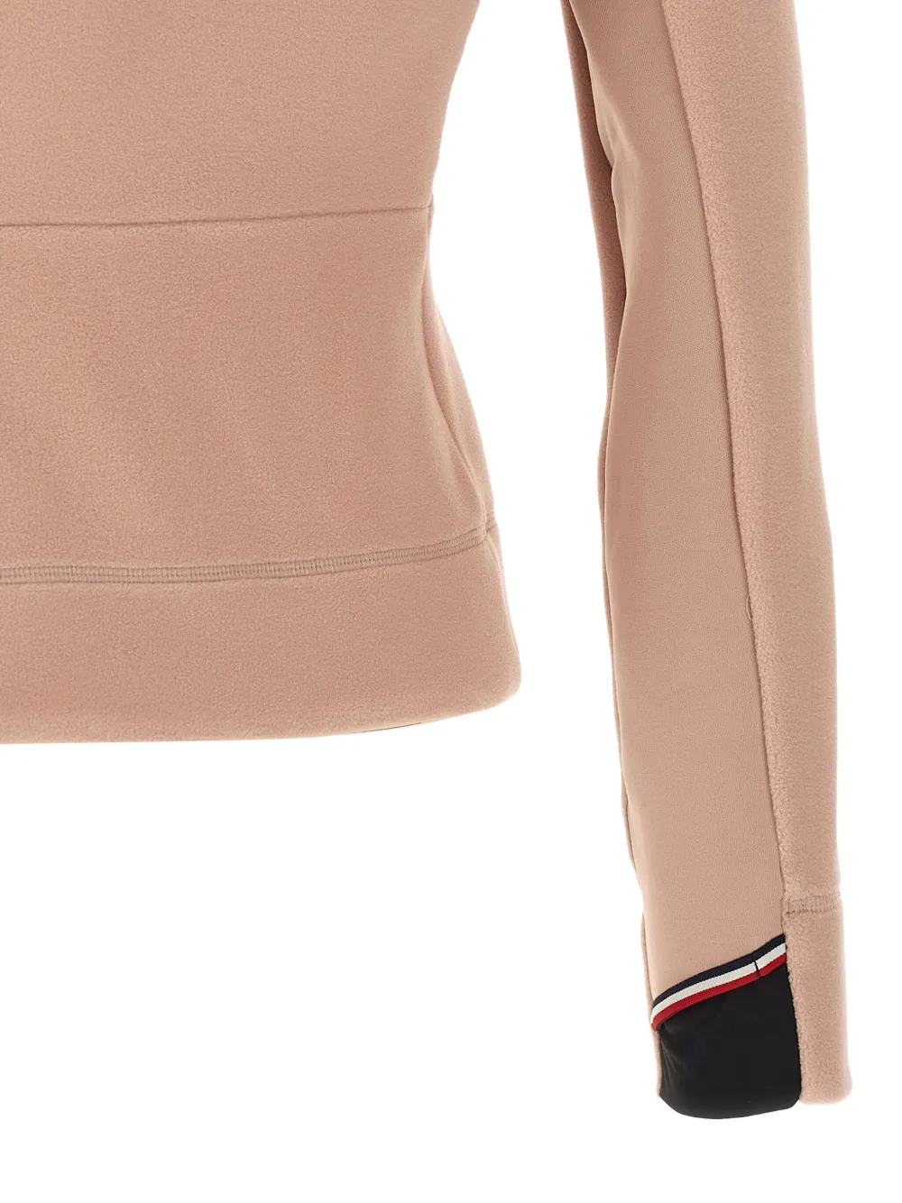 Moncler Grenoble Antiqued Stretch Polyester Jacket In Neutral