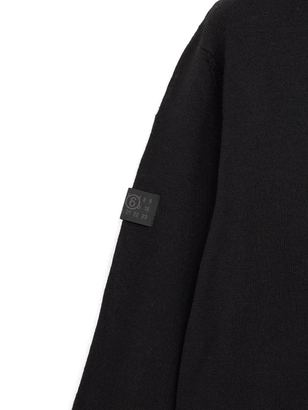 MM6 Maison Margiela Coltrui met logopatch Zwart