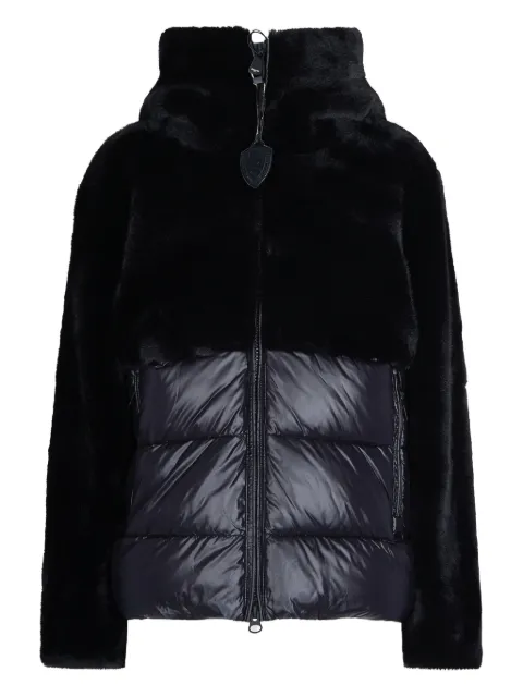 Blauer faux-fur panelled jacket