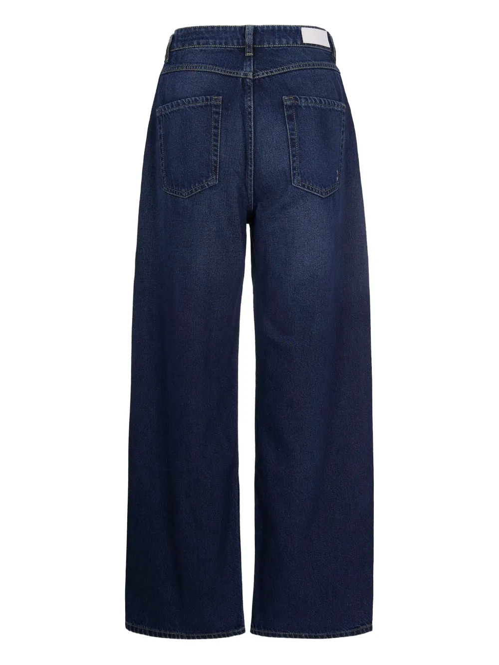 Icon Denim Poppy Blue Jeans With Logo Patch On The Rear And Belt Loops In Denim Woman In Blue