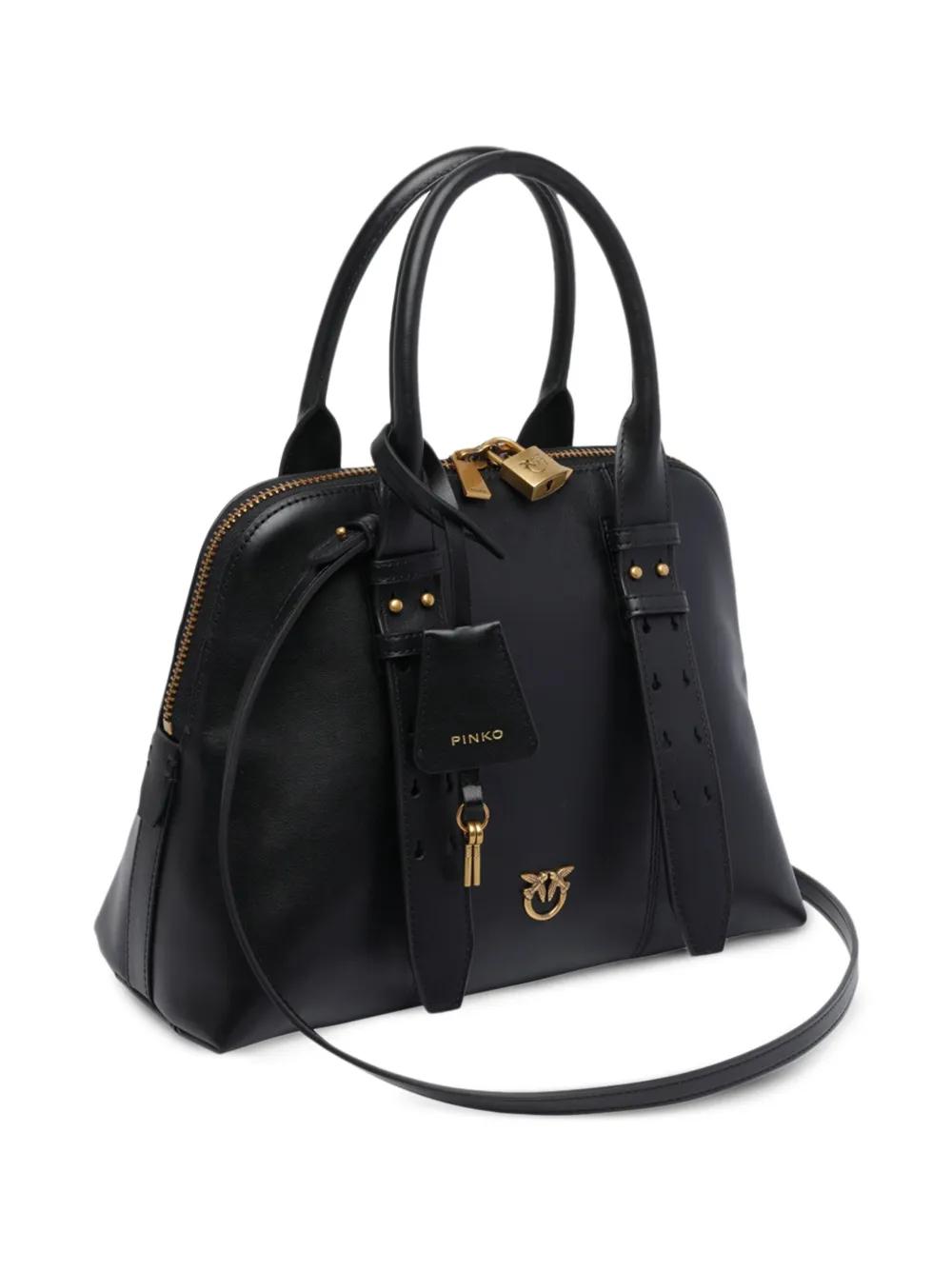 PINKO Medium Bowling shopper Zwart