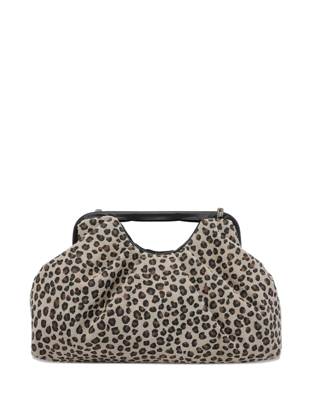 MY BEST BAG logo leopard tote bag - Beige