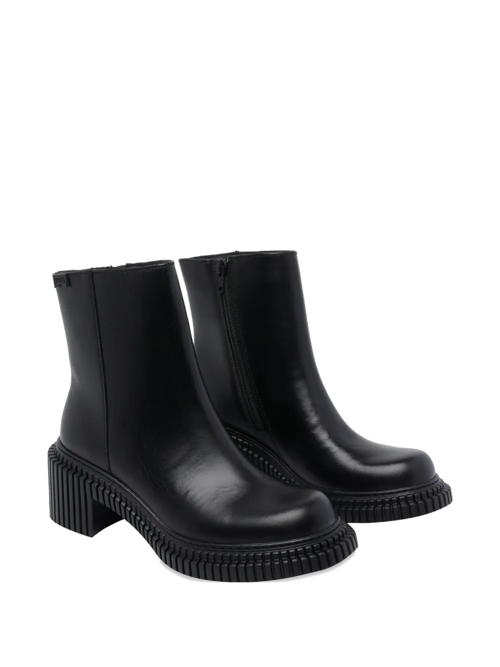 Camper 70mm Pix London Round-toe Boots In Black