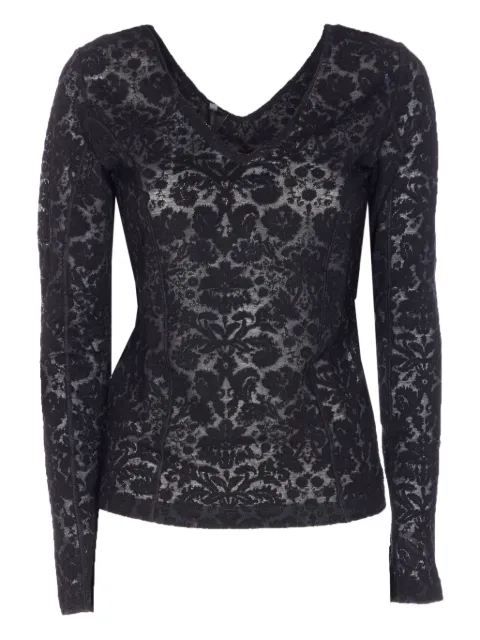 PINKO lace effect michetti top