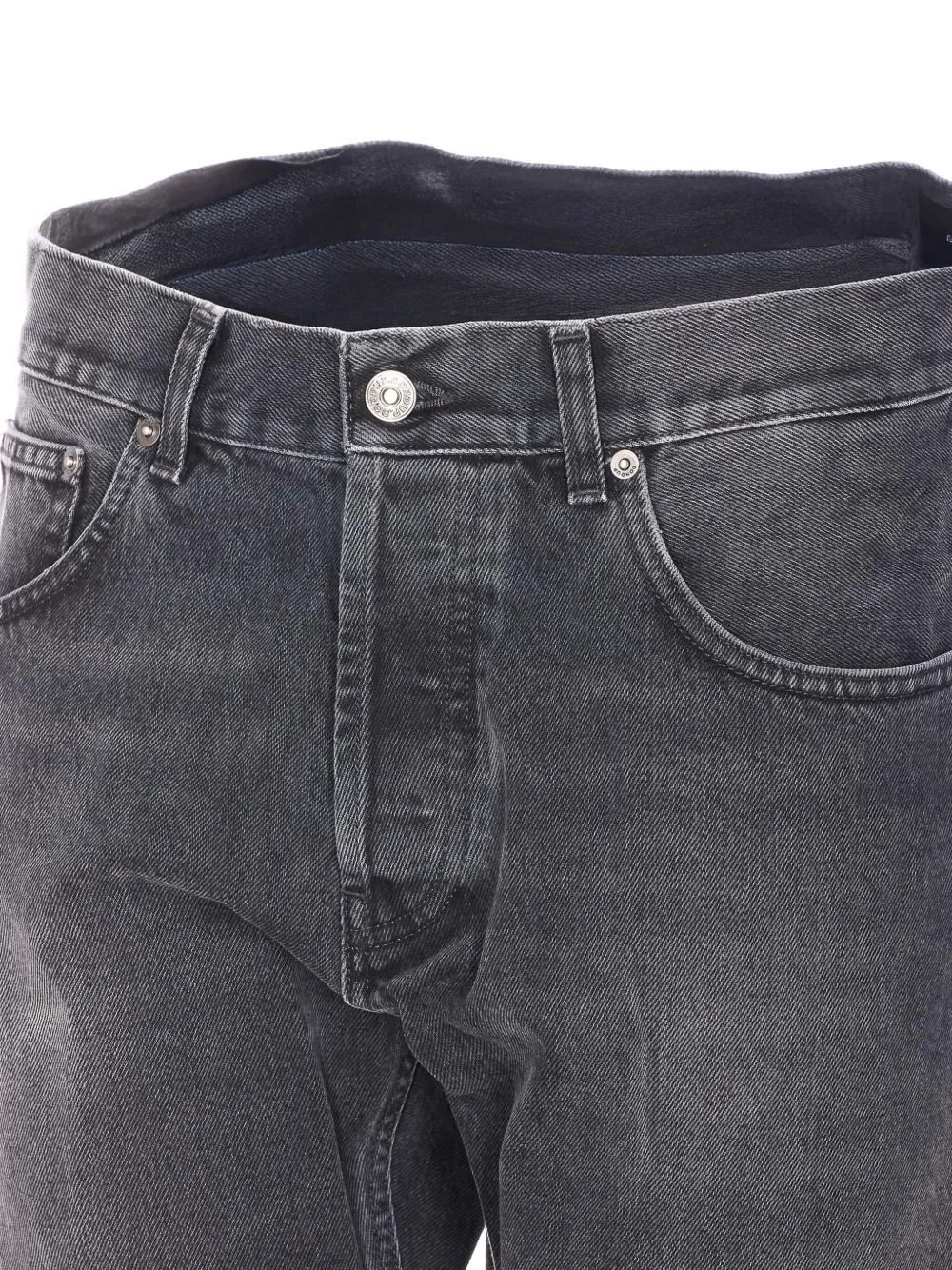 DONDUP Jeans met vijf zakken en knopen Grijs