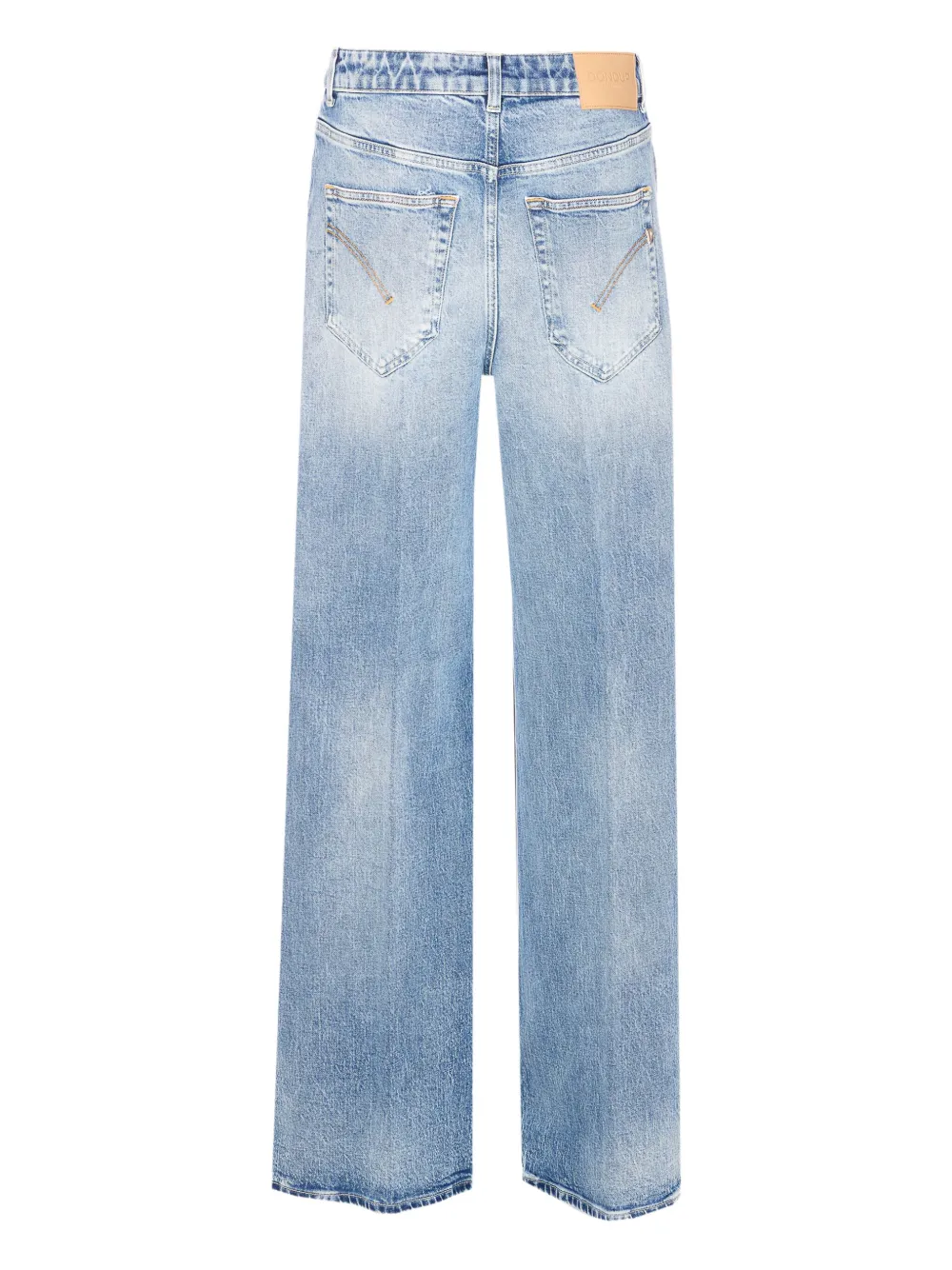DONDUP Beatrix patch-logo jeans - Blauw