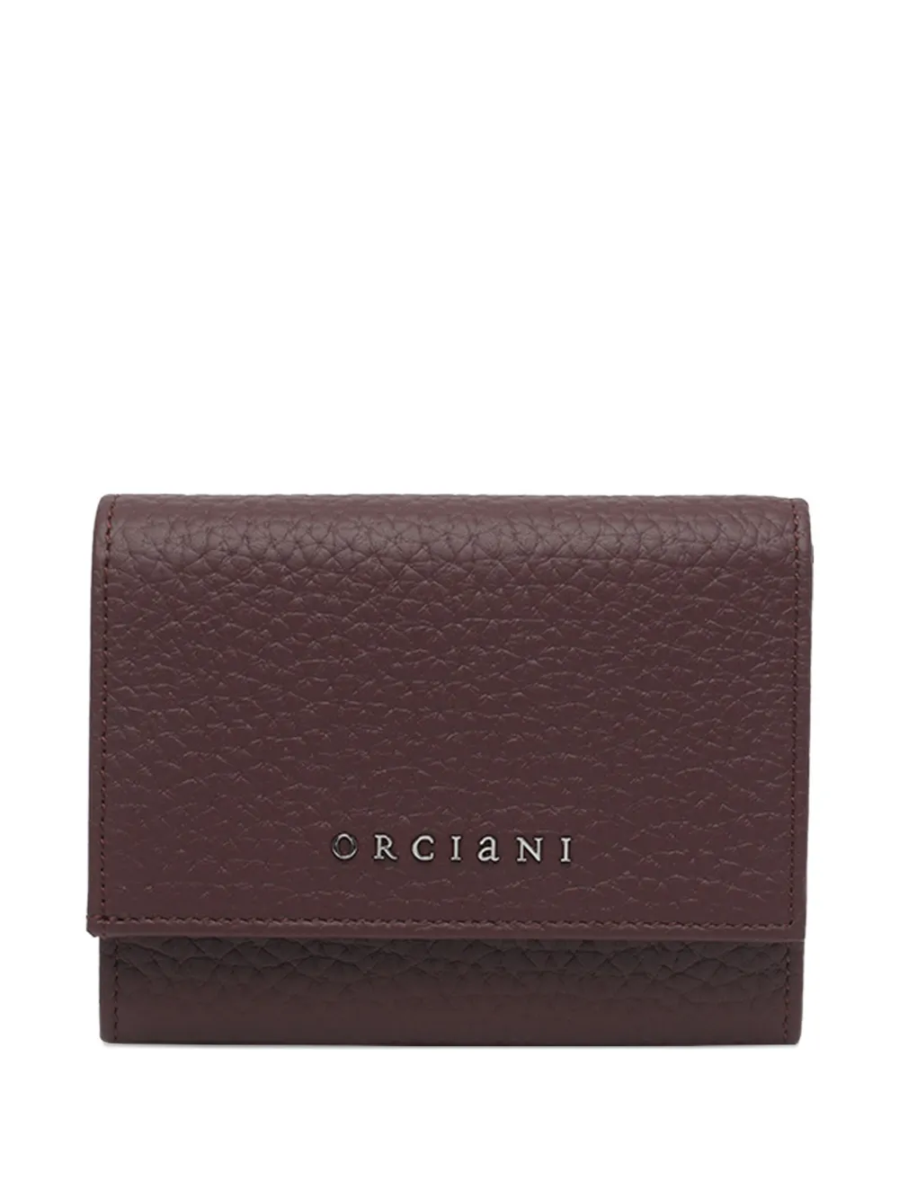 Orciani Soft Textured Wallet And Cardholder In Brown