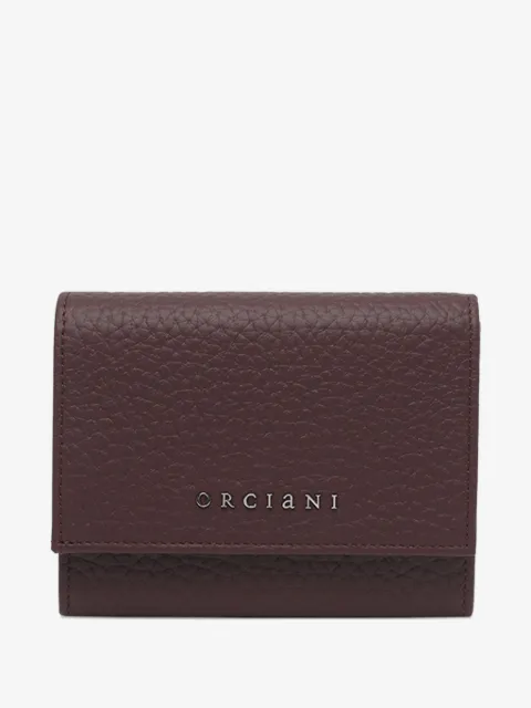Orciani clip closure soft card holder
