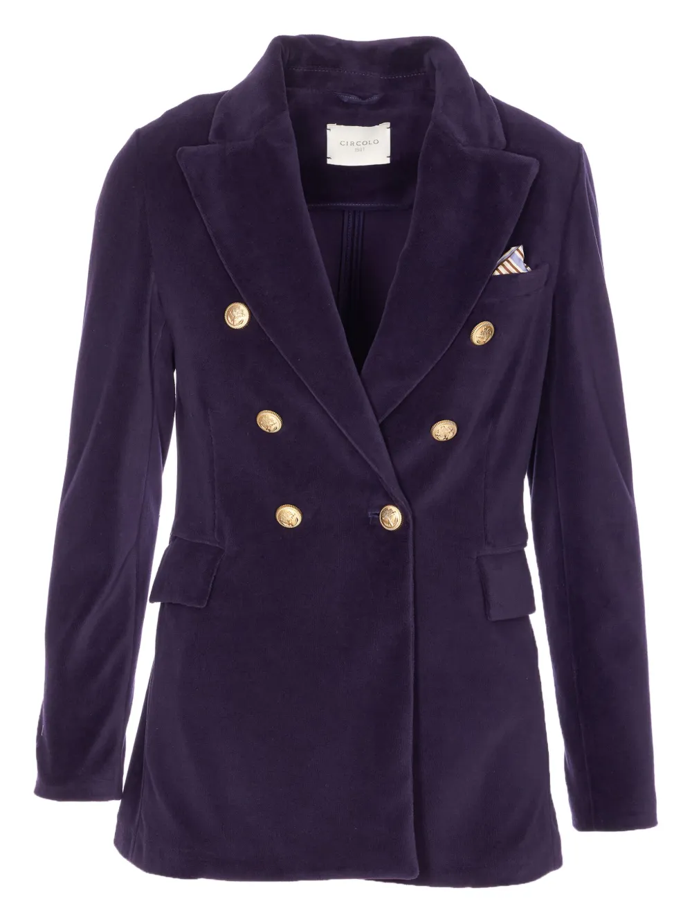 Circolo 1901 chamarra con doble botonadura | morado | Image 1