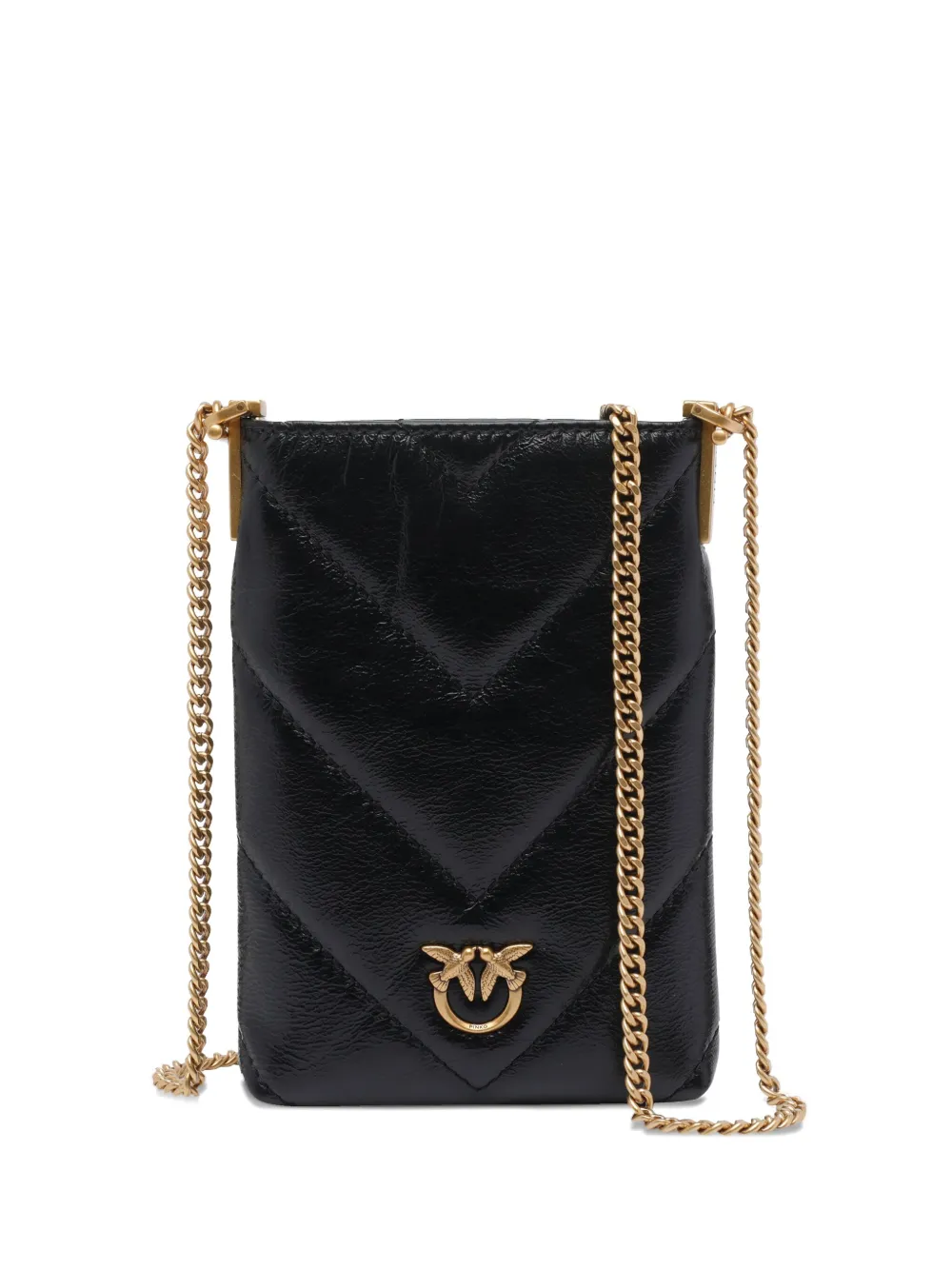 PINKO chain-strap phone cover - Nero