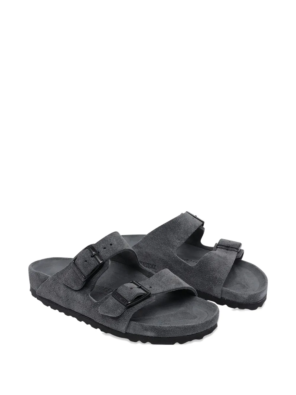 Birkenstock Arizona sandalen met gesp Grijs