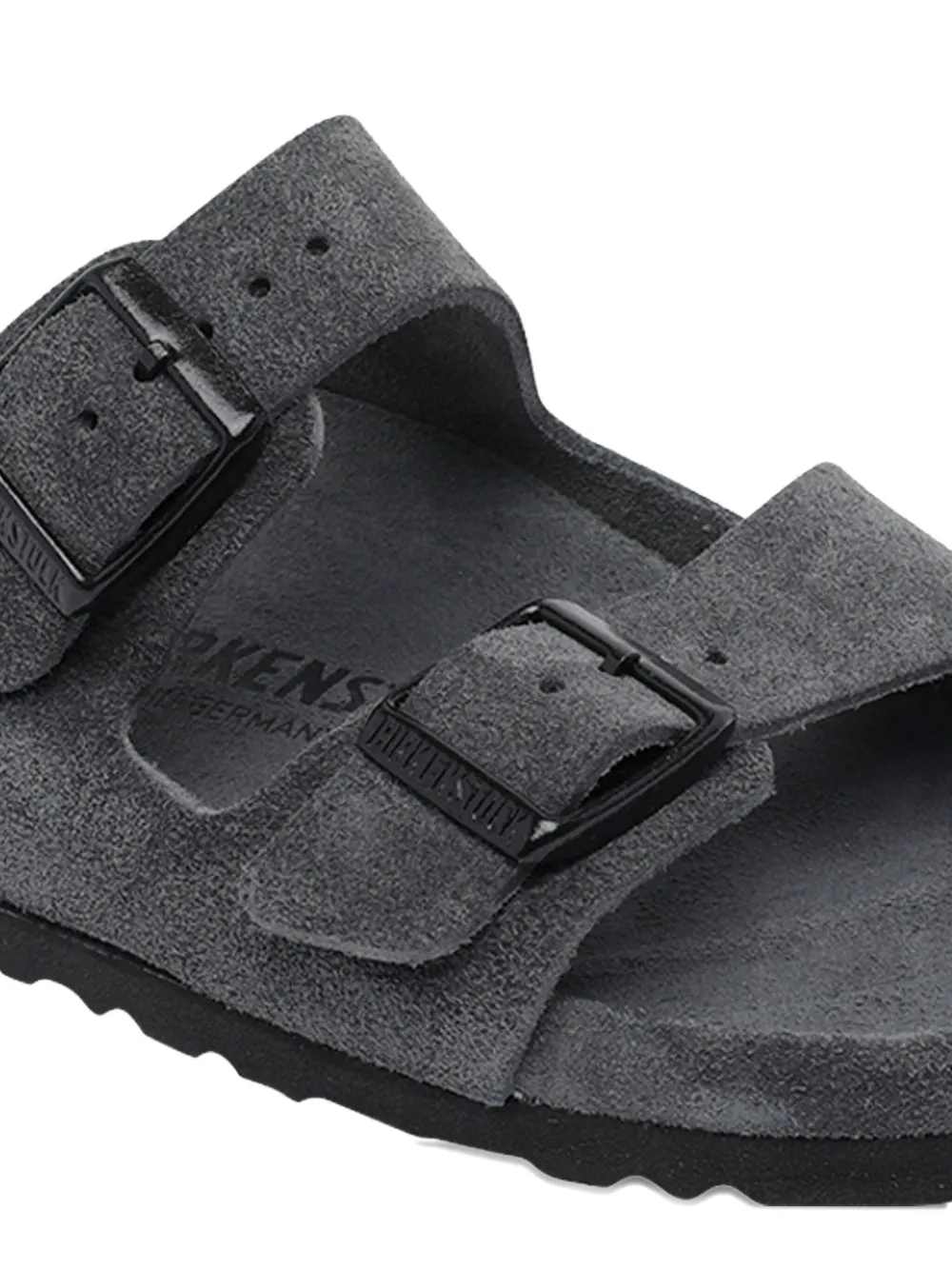 Birkenstock Arizona sandalen met gesp Grijs