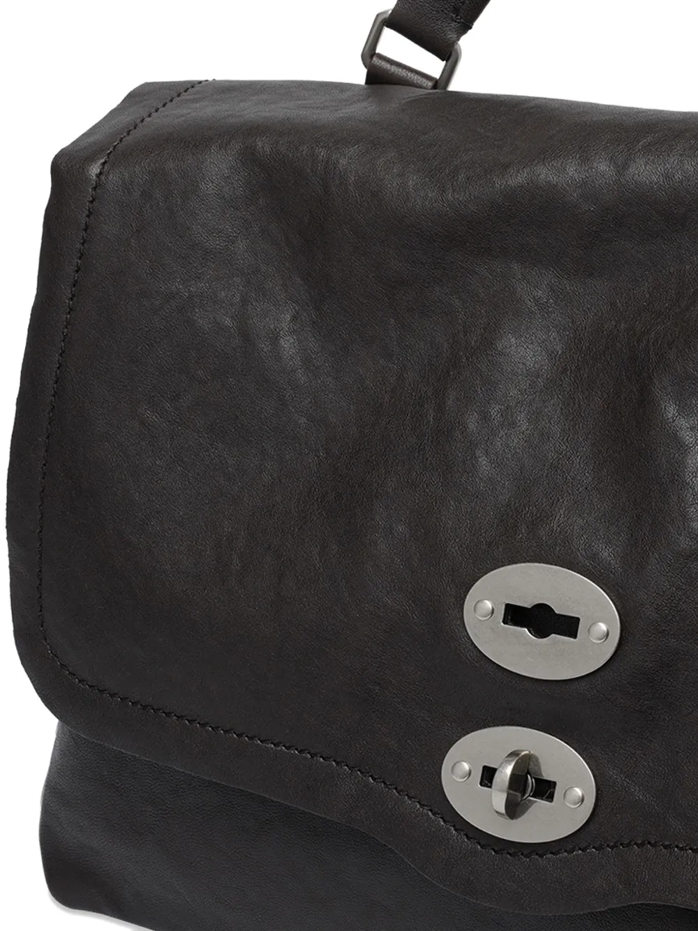 Zanellato Postina medium crossbodytas met draaislot Zwart