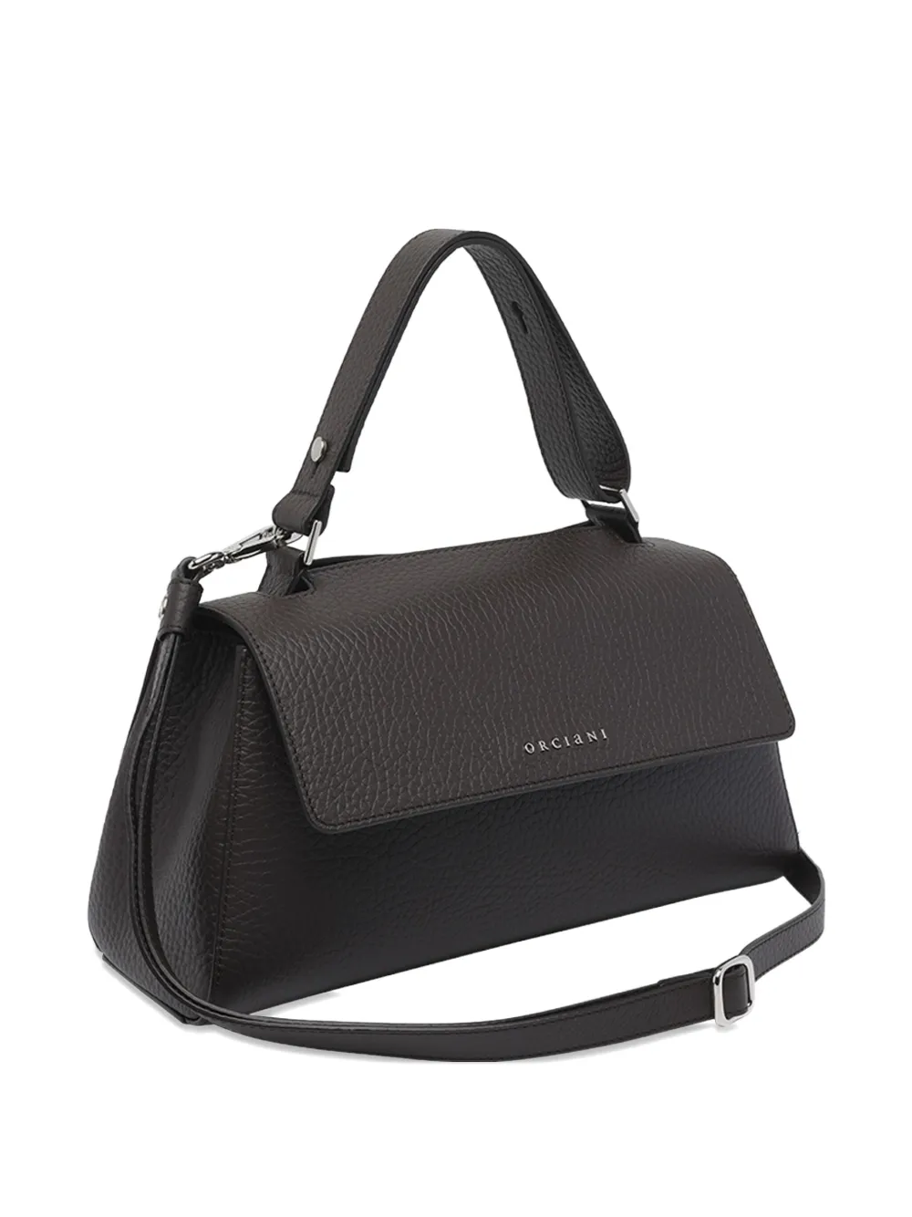 Orciani Sveva Longuette Magnetic-closure Tote Bag In Black