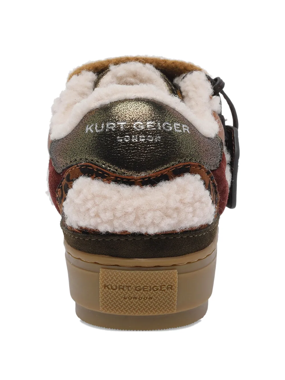 Kurt Geiger London Southbank Tag suède sneakers Bruin
