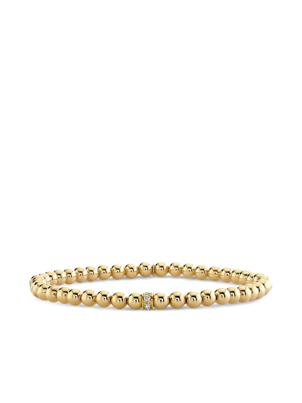 Sydney Evan Bracciale Rondelle in oro giallo 14 carati con diamanti