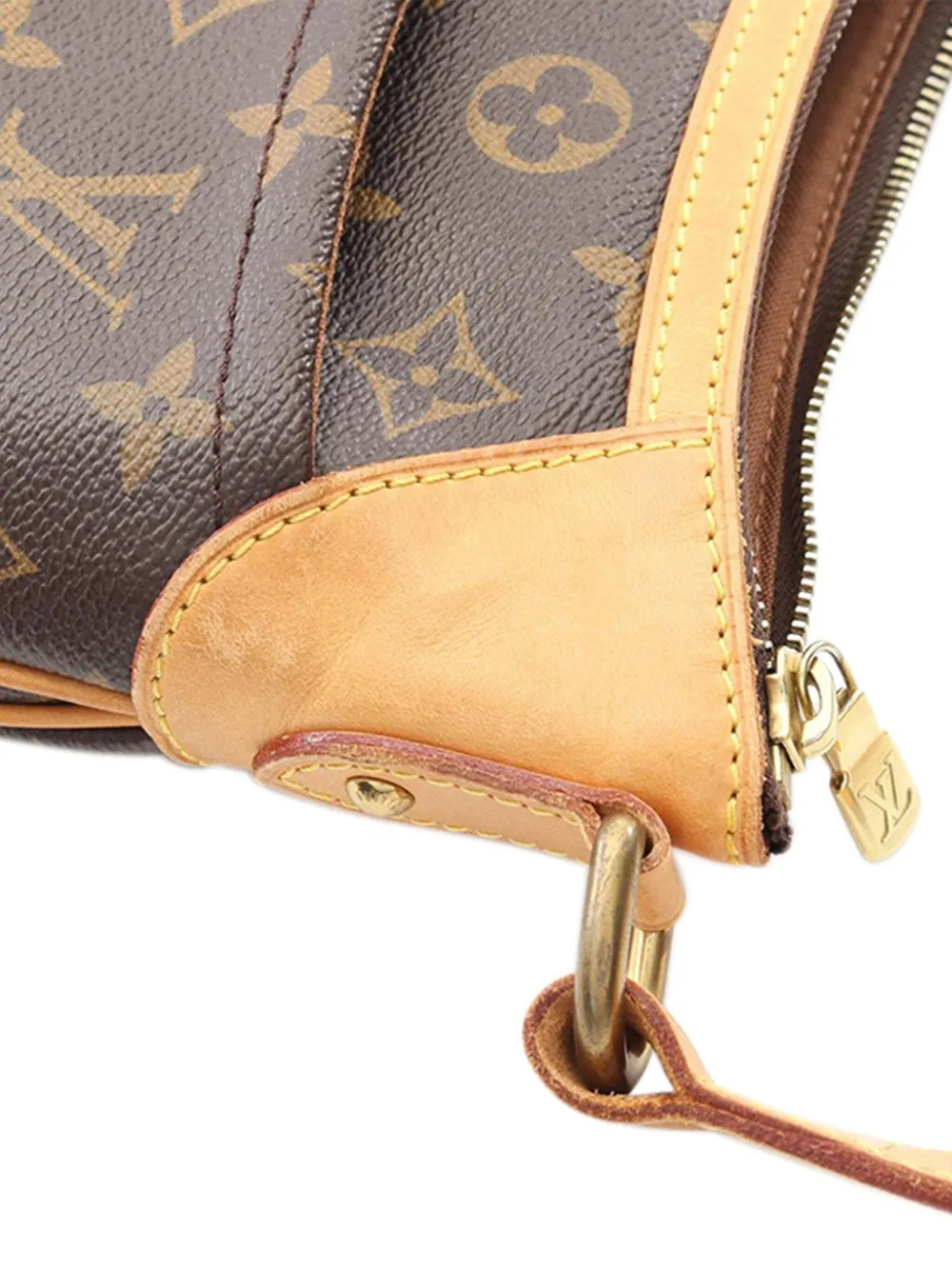 Pre-owned Louis Vuitton 2011 Monogram Odeon Pm Crossbody Bag In Brown