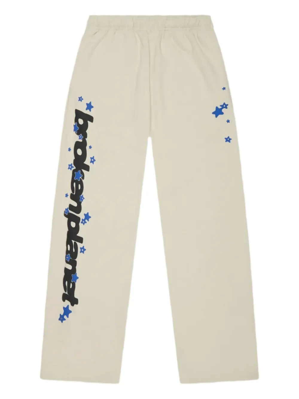 Broken Planet Star-graphic Straight Track Pants In Brown
