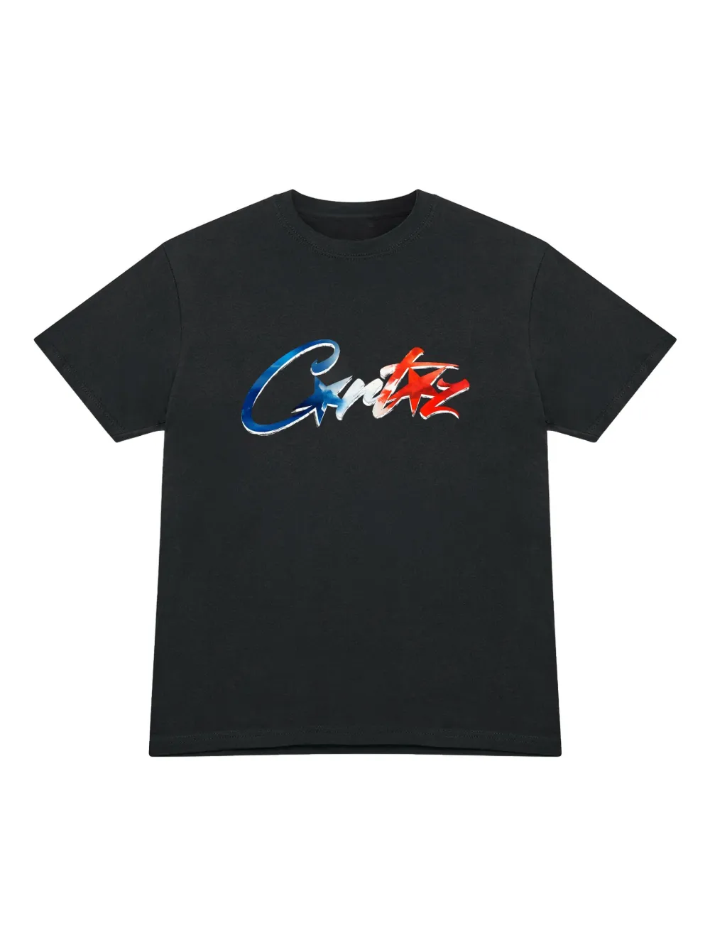 Corteiz Français Allstarz Graphic Tee In Black