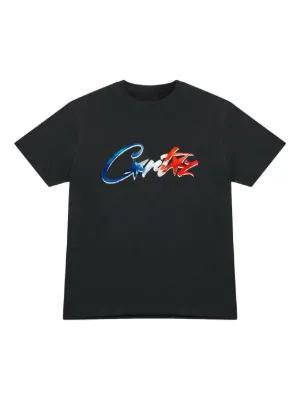 トップス corteiz CORTEIZ logo-print T-shirt | Black | FARFETCH SG