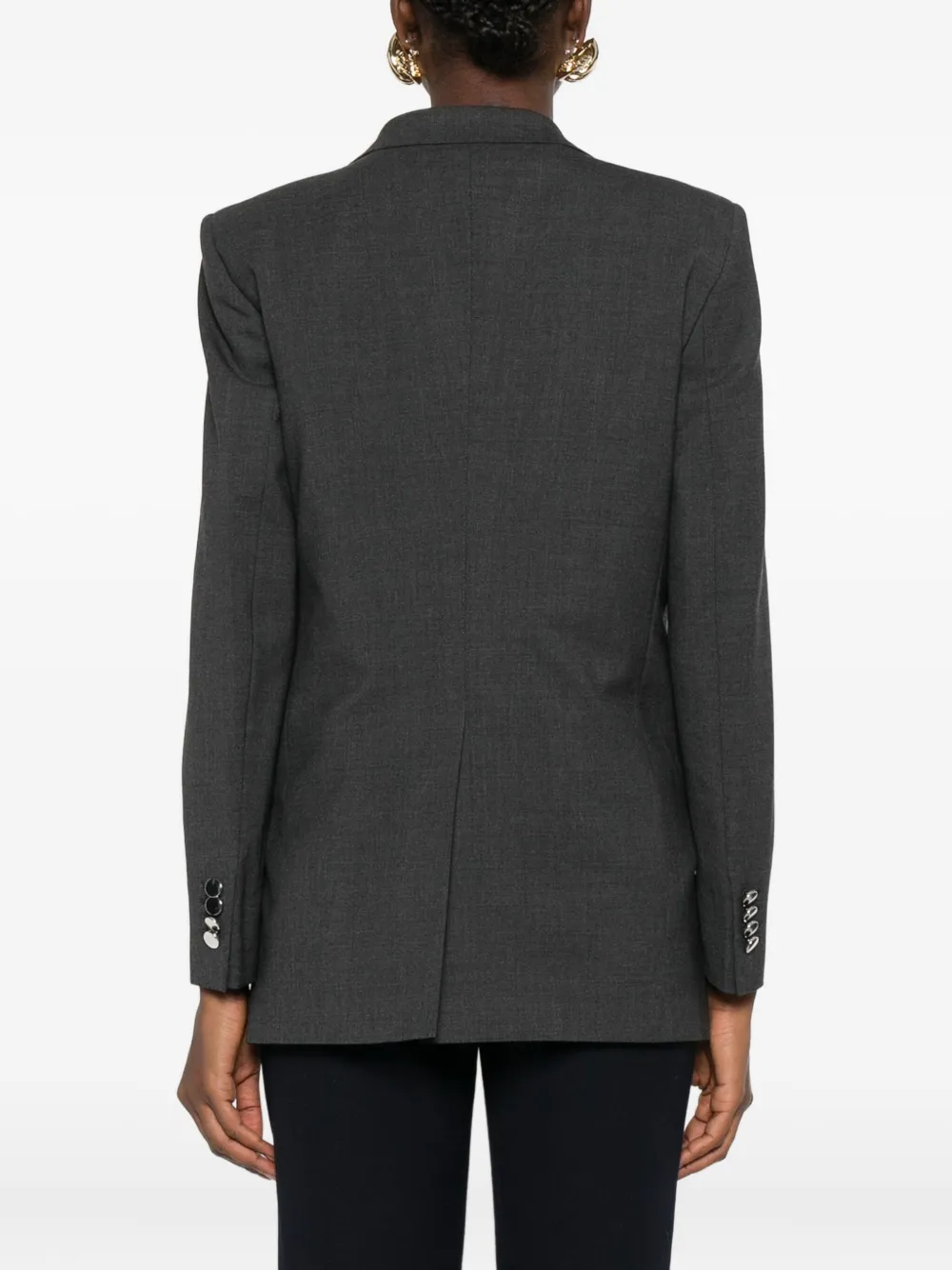 Tagliatore J-adrianne Notched-lapel Blazer In Gray