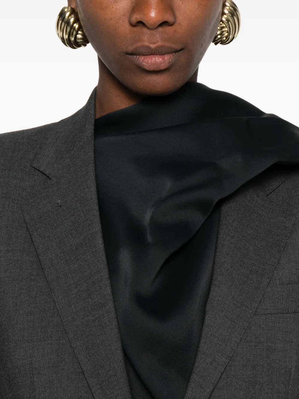 Tagliatore J-adrianne Notched-lapel Blazer In Gray