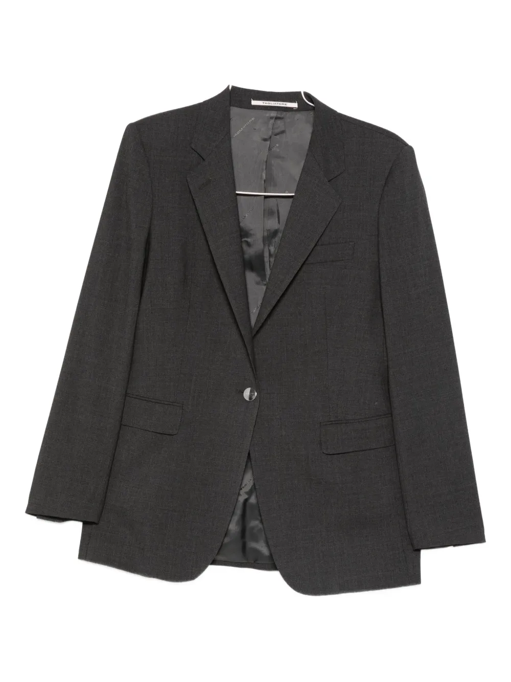 Tagliatore J-adrianne Notched-lapel Blazer In Gray