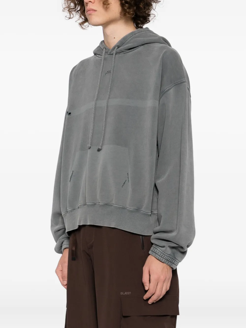 A-COLD-WALL* Hoodie met vervaagd effect Grijs