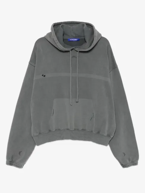 A-COLD-WALL* hoodie à effet délavé au laser