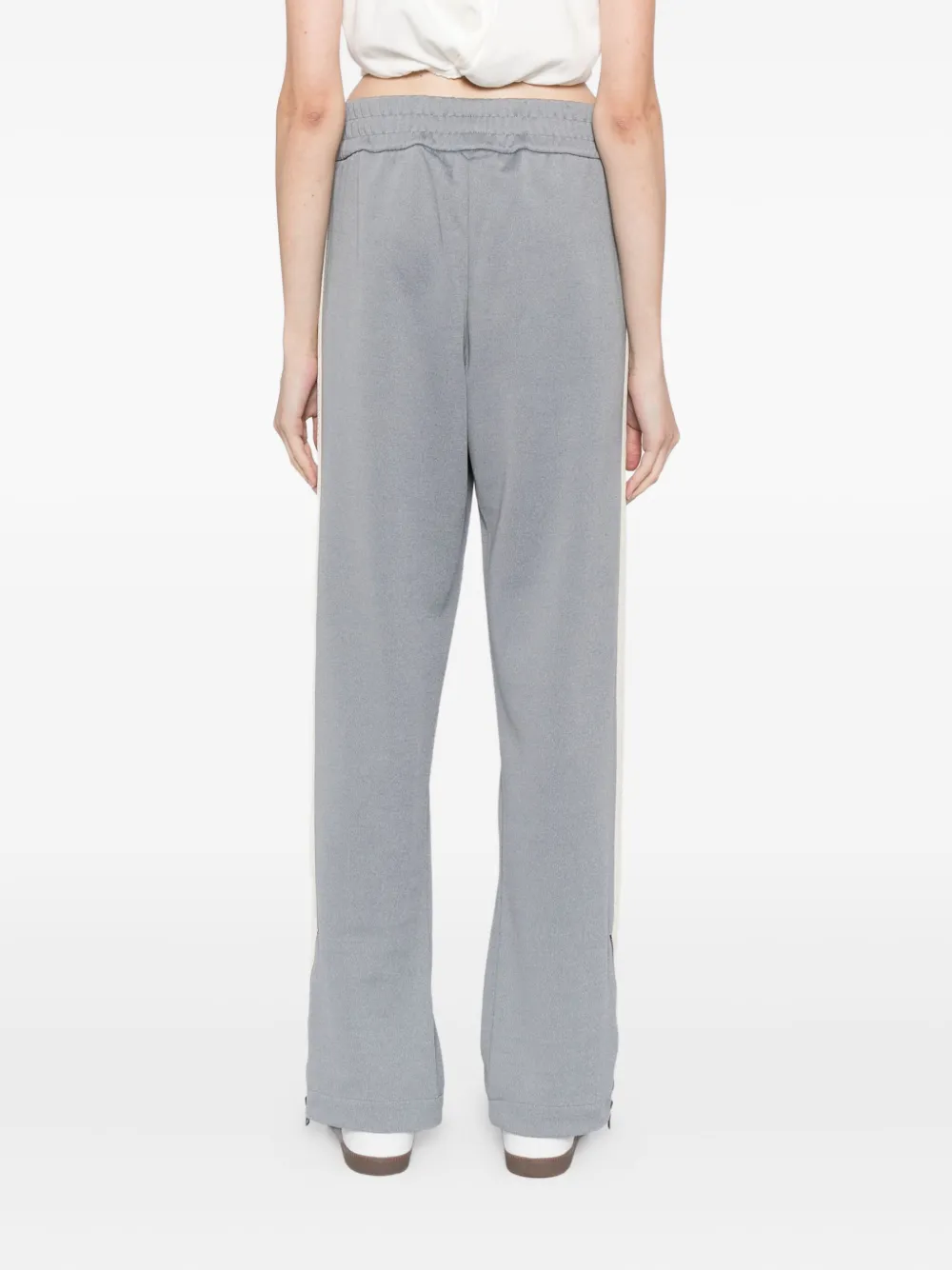 Palm Angels Broek met geborduurd logo Grijs