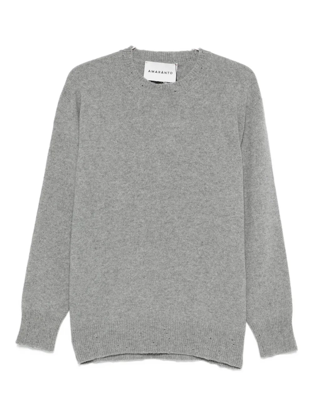 AMARANTO  suéter con cuello redondo | gris | Image 1