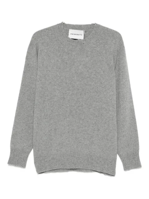AMARANTO  crew-neck sweater