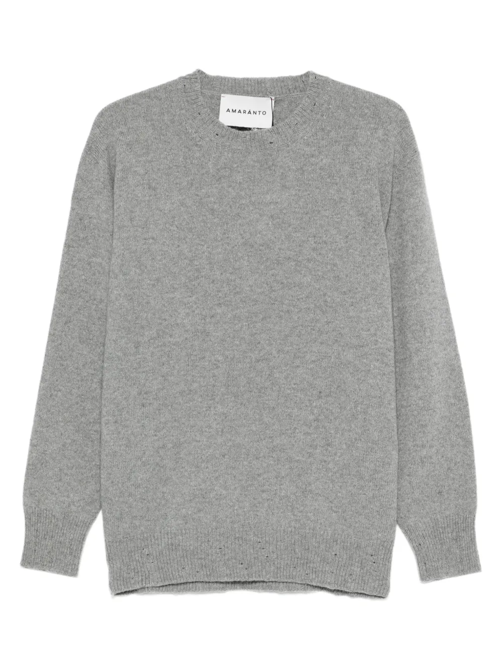 AMARANTO  pull à col rond | gris | Image 1