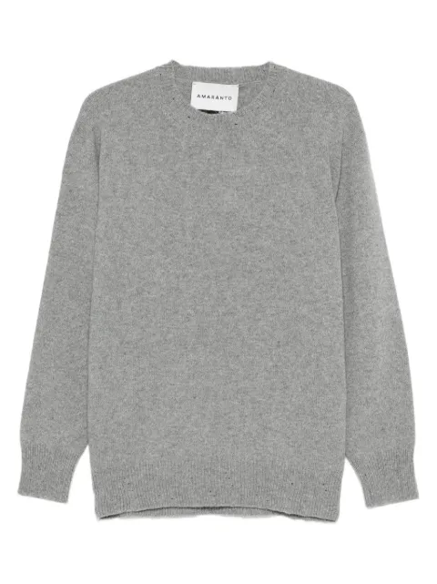 AMARANTO  crew-neck sweater