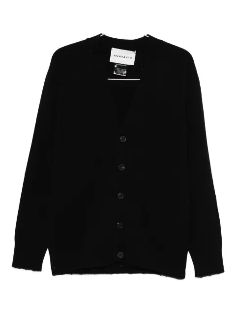 AMARANTO  fine-knit cardigan