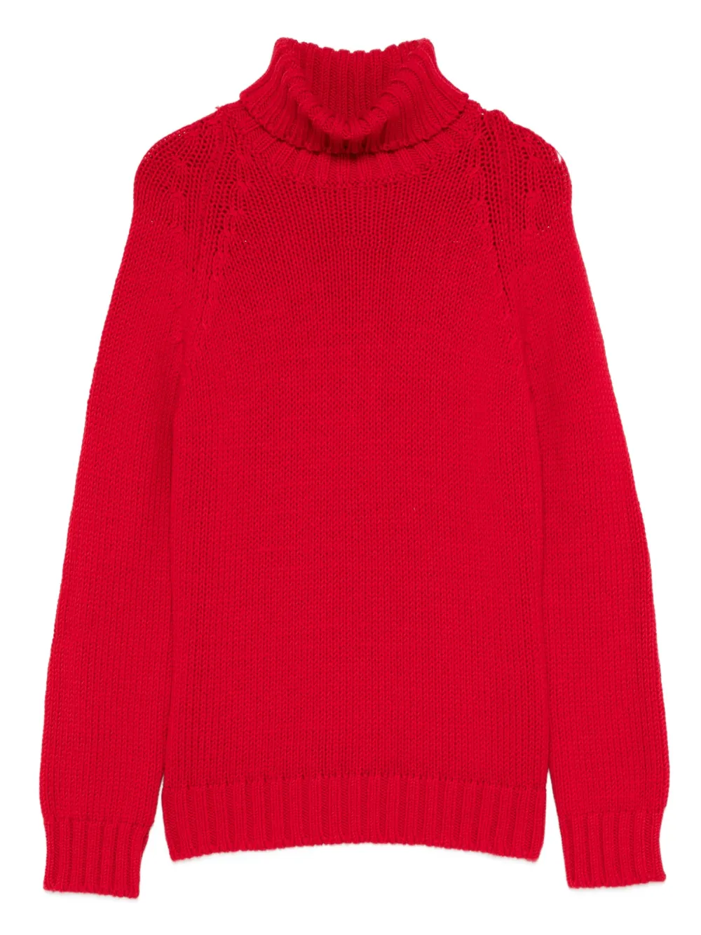 base roll-neck jumper - レッド base roll-neck jumper - レッド