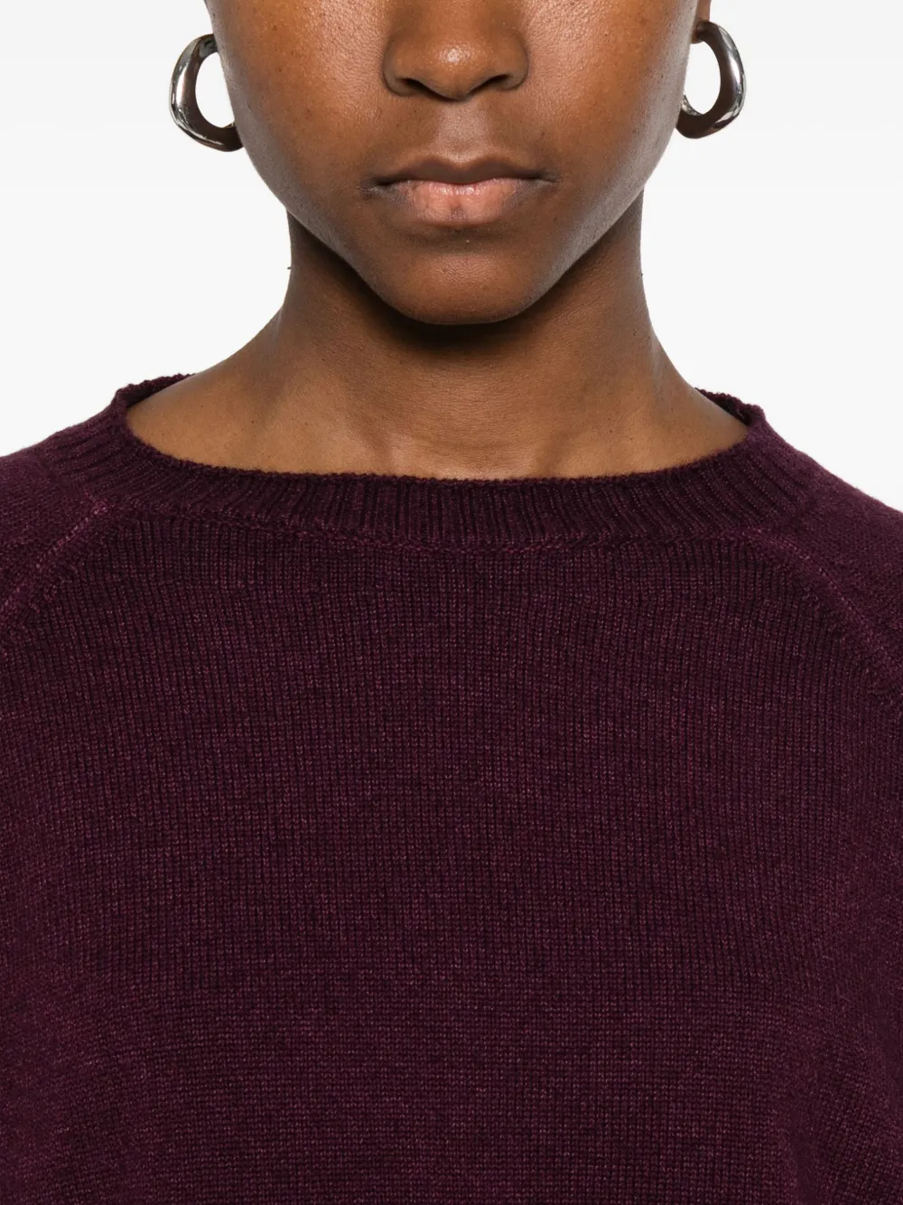 Base Wool Crewneck Sweater In Brown