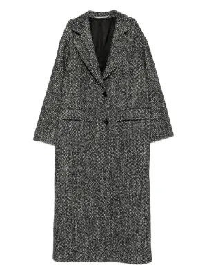 Tagliatore ヘリンボーン ダブルコート | ブラック | FARFETCH JP